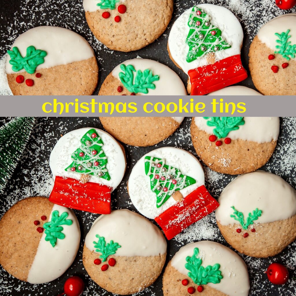 christmas cookie tins